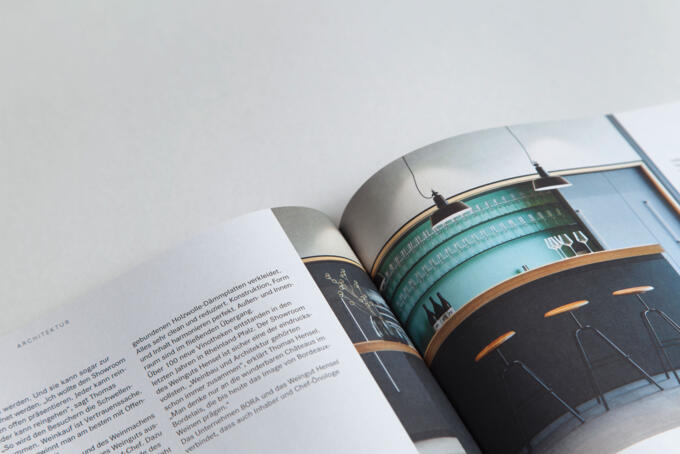 Aufschlagverhalten einer Klebebindung