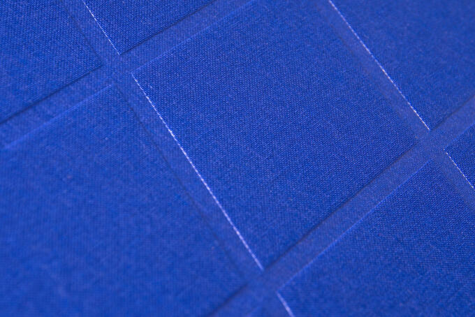 Prägung auf Leineneinband