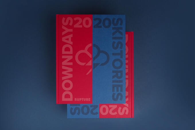 Hardcover mit zwei verschiedenen Bezügen