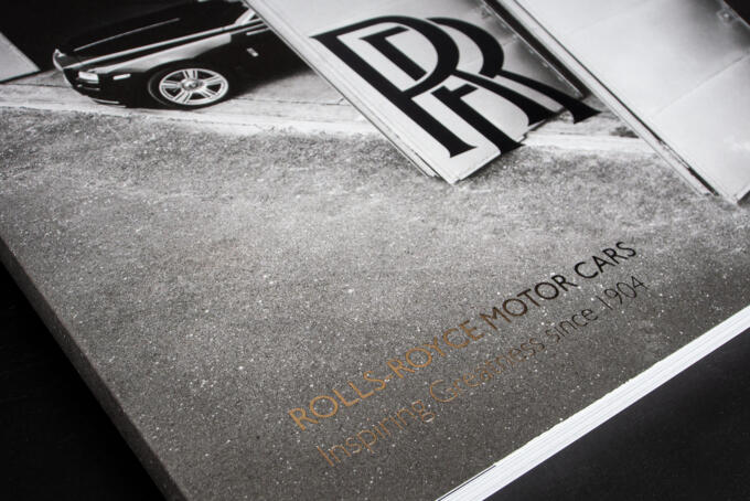 Heißfolienprägung in Silber