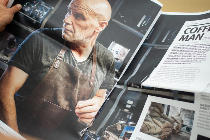 Zeitung als Lagenfalz im Offsetdruck