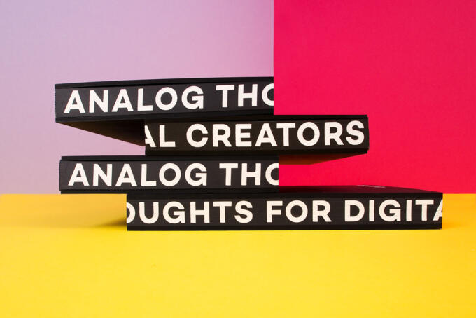 Siebdruck auf Schwarz