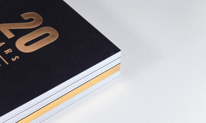 Veredelung im Offsetdruck