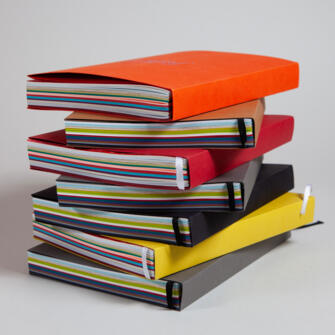 offene Fadenheftung als Schweizer Broschur