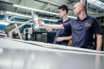 Digitaldruck bei F&W Druck- und Mediencenter nahe Salzburg